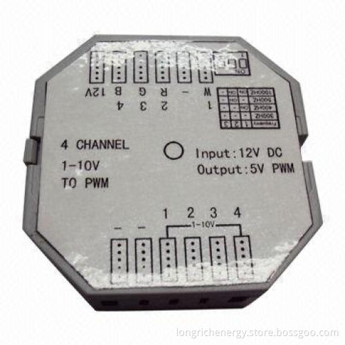 1 to 10V DC To PWM, LED Controller, 4 Channels 5V PWM Output